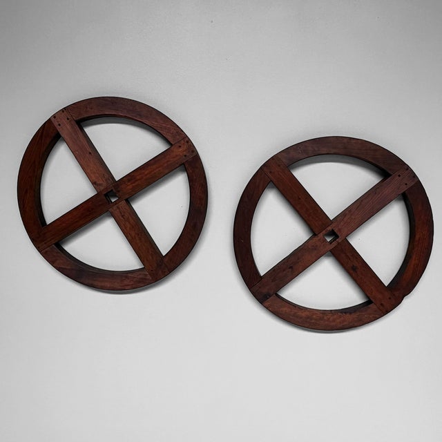 Japanese Wooden Itomaki Winding Wheel, 1920s For Sale - Image 15 of 18