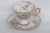 Enesco Porcelain Iridescent August Poppy Flowers Tea Cup and Saucer Set For Sale - Image 9 of 10