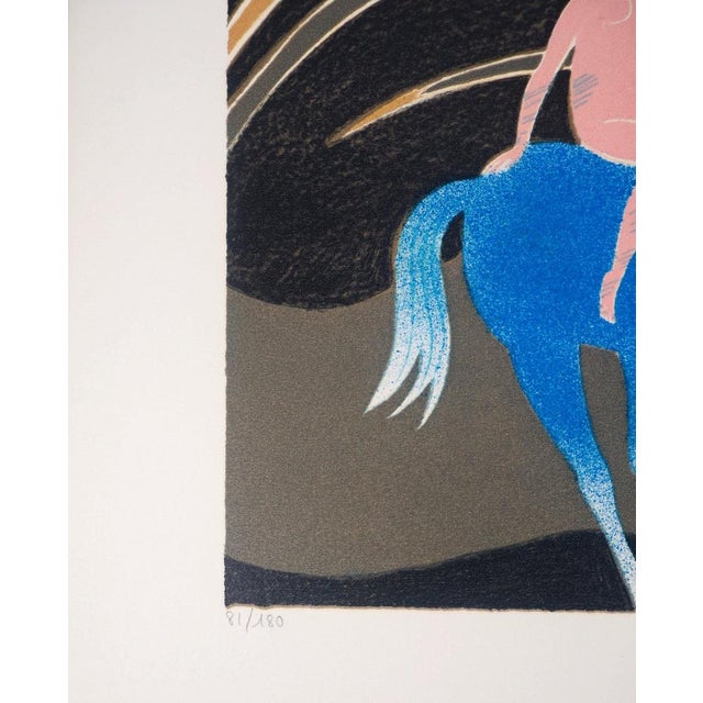Albert Zavaro, Amazone, Lithograph For Sale - Image 5 of 7