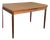 Teak and Walnut Draw Leaf Extending Dining Table For Sale