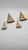 Vintage Sailboat Figurines in Golden Brass, 1970s, Set of 4 For Sale - Image 4 of 8