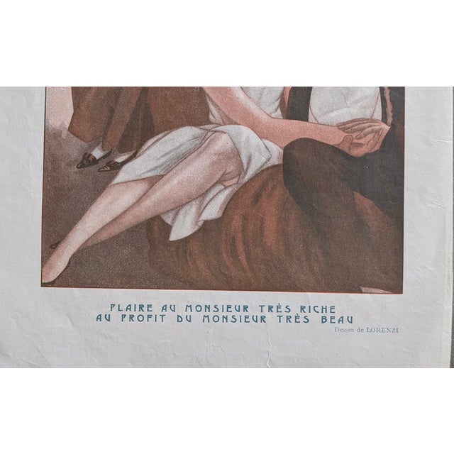 An original vintage illustrated page from the May 15, 1924 issue of the celebrated French magazine Fantasio (Year 19, No....