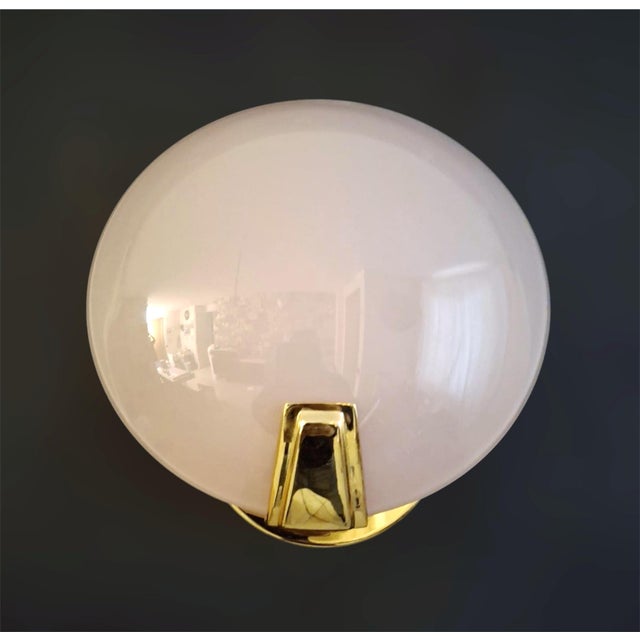 Italian 1980s Pink Murano Sconces, a Pair For Sale - Image 3 of 8