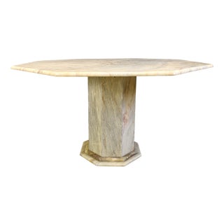 Vintage Italian Marble Dining Table, 1970s For Sale