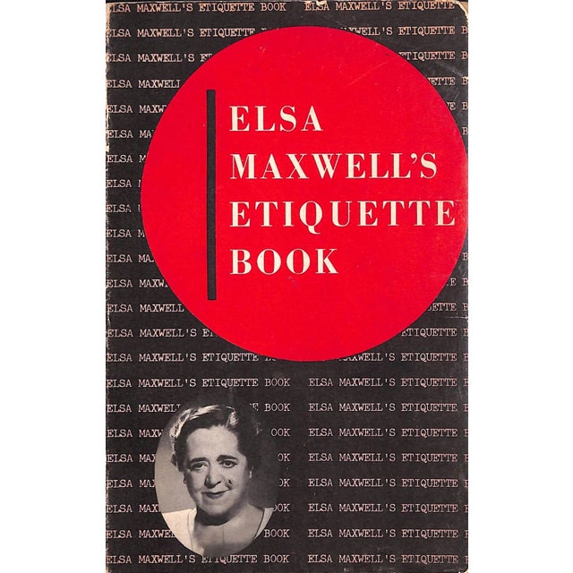 "Elsa Maxwell's Etiquette Book" 1951 Maxwell, Elsa For Sale