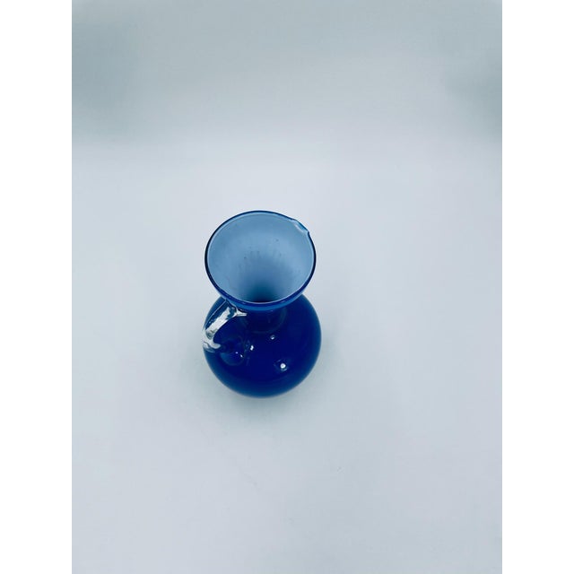 1970s Vintage Art Glass Vase, 1975 For Sale - Image 5 of 10