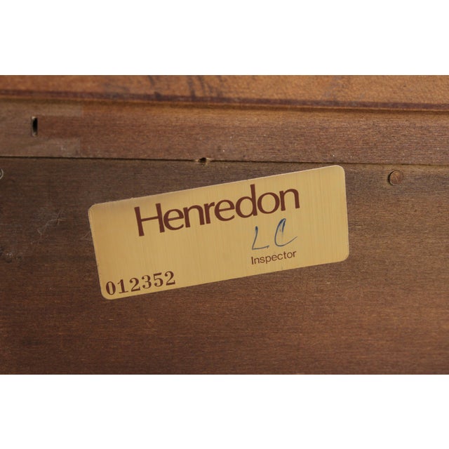 Henredon Villa Borghese 9 Drawer Walnut Dresser For Sale - Image 16 of 17