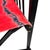 Vintage 1980s Pair of (2) Danish Folding Armchairs / Directors Chairs Set by Hyllinge Møbler - Red Flame Velvet & Black Faux Fur Upholstery For Sale - Image 12 of 18