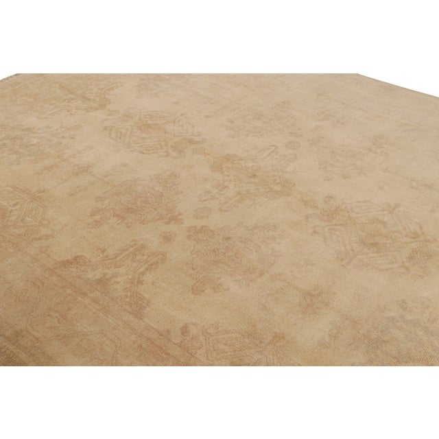 This 9x11 antique Turkish rug of Oushak provenance is a rich and exciting new curation from Rug & Kilim’s collection of...