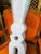 Mexican Vintage Light Blue Wooden Mexican Sculpture For Sale - Image 3 of 11