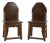 Set of Asian Carved Wood Chairs For Sale