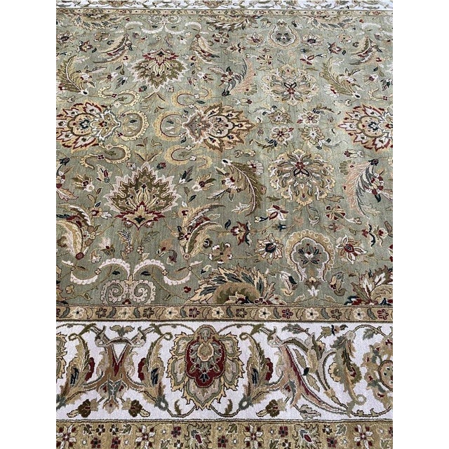 10x14 Indian Agra Area Rug - 106226 For Sale - Image 4 of 15
