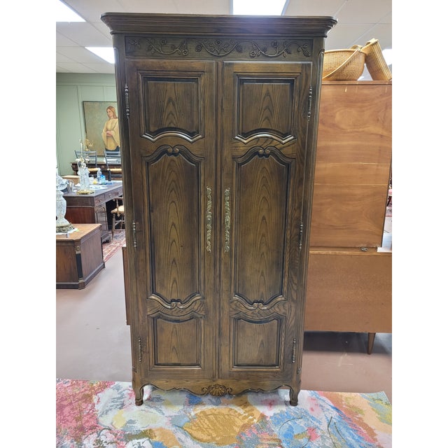 Vintage Country French Armoire Milling Road by Baker Furniture Chairish