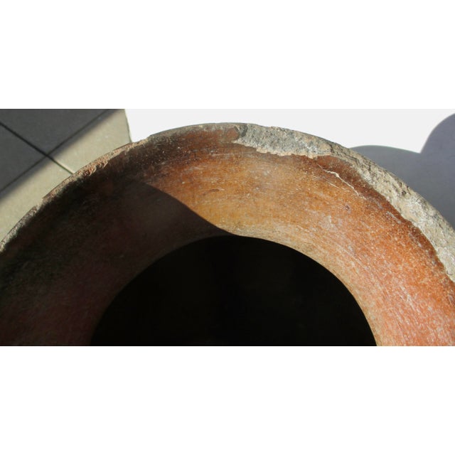 Auburn Antique Burkina Faso Storage Jar Circa 1900 For Sale - Image 8 of 15