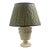 Pair of Distressed Flower Lamps For Sale