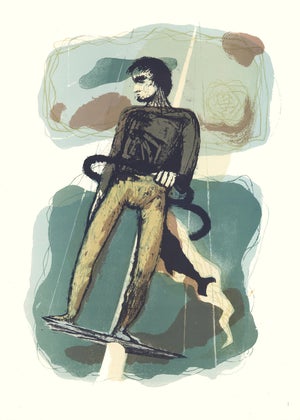 1968 "Moby Dick" Lithograph by Benton Spruance "Call Me Ishmael"