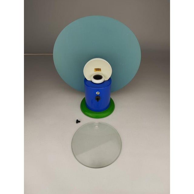 Round Table Lamp by Michele De Lucchi for Bieffeplast, 1983 For Sale - Image 9 of 15