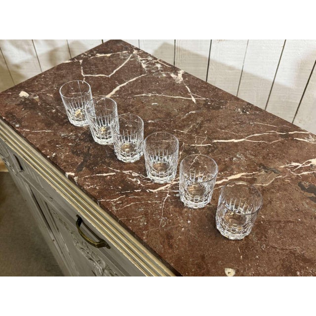 Baccarat Crystal Whisky Tumblers, Rotary Pattern, Set of 6 For Sale - Image 5 of 10