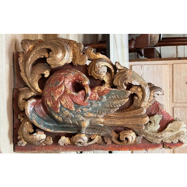 Pair of Exotic Carved Birds, 18th Century Italian Fragments For Sale - Image 11 of 11
