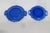 Early 20th Century Le Smith Mount Pleasant Cobalt Blue Glass Plates With Handles Set of Five For Sale - Image 12 of 18
