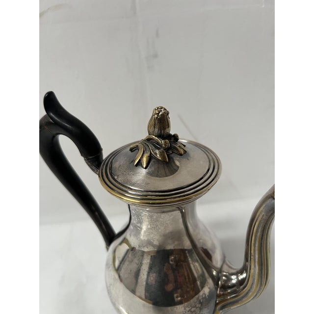 Silver-Plated Metal Teapot from Christofle, 1900s For Sale - Image 6 of 11