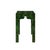Contemporary Matthew Izzo Home Hannah Emerald Green Burl Wood Occasional Table For Sale - Image 3 of 6