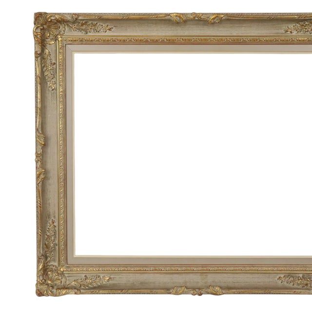 Rococo Classic Baroque Gold Frame Wooden Frame, 1950s For Sale - Image 3 of 15