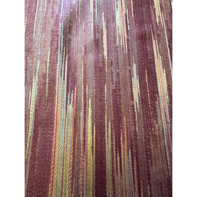 1980s 30 3/4 Yards of Flame Pattern Fabric For Sale - Image 5 of 6
