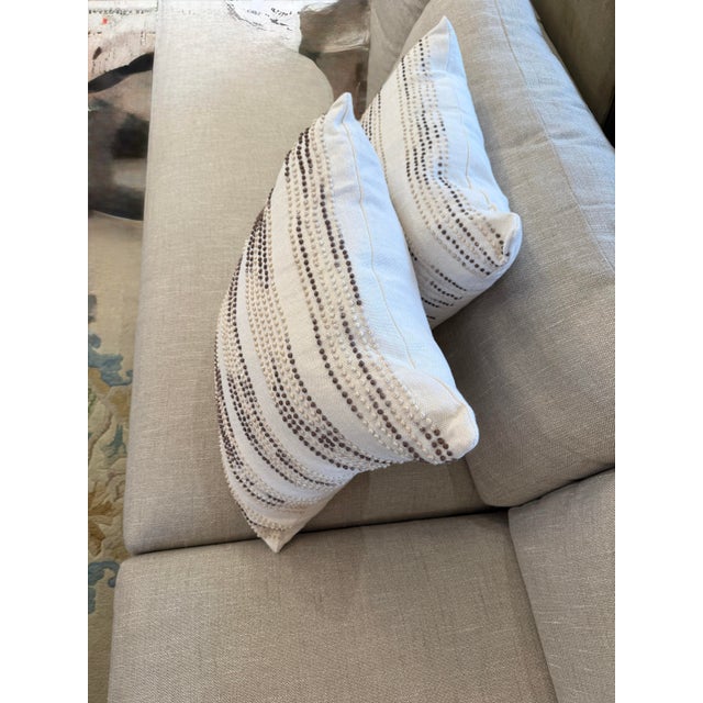 Linen Serena & Lily Pryce Throw Pillows, Pair For Sale - Image 8 of 12
