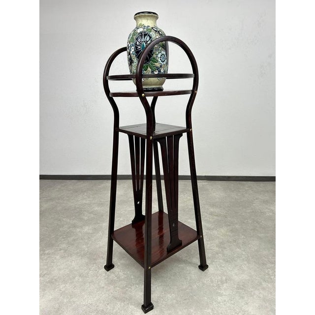 Secession No.9532 Plant Stand attributed to Marcel Kammerer for Thonet, 1890s For Sale - Image 3 of 13