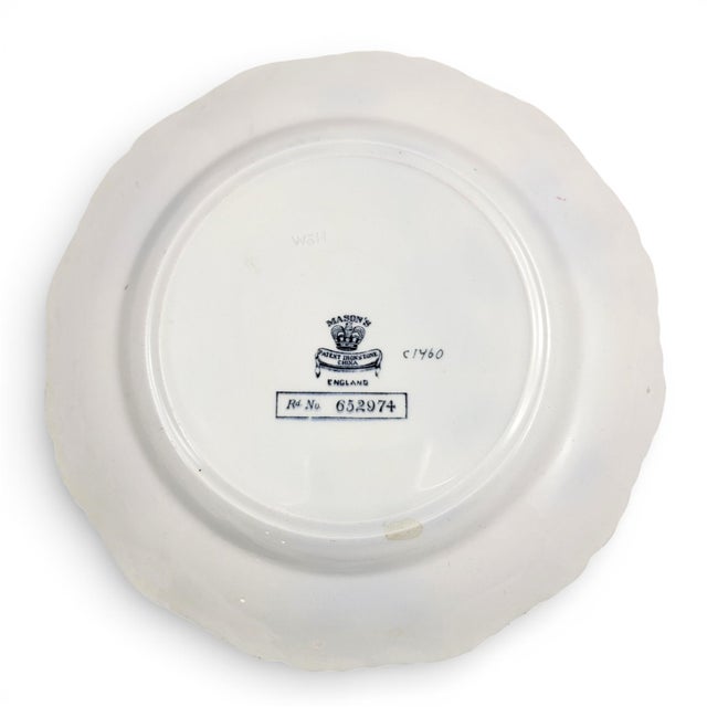 Patent Ironstone Charger Plate with Exotic Bird from Masons, 1915 For Sale - Image 3 of 6