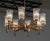 Brass Eight Arms Chandelier with Clear Art Glass Vases by Markaryd, Sweden, 1970s For Sale - Image 6 of 8