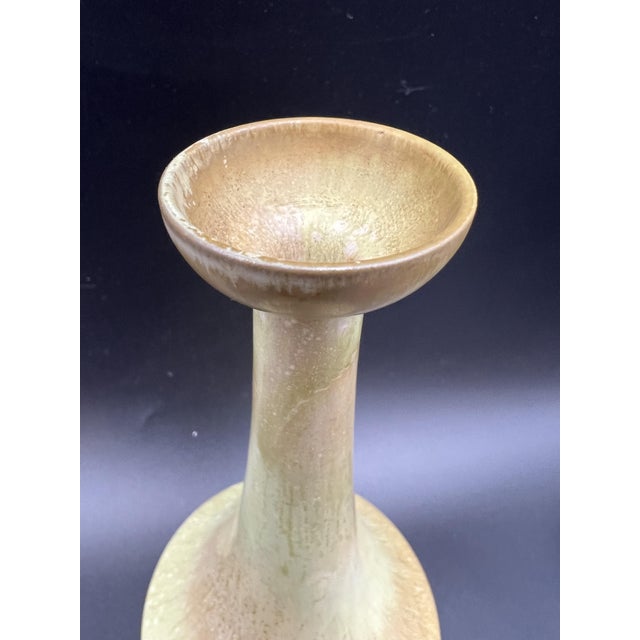 Artist: Gunnar Nylund Name: vase Design year: 1950s Manufacturer: Rörstrand, very unusual shape and glaze Material:...