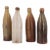 19th Century Antique German Set of Large Four Stoneware Beer Bottles For Sale