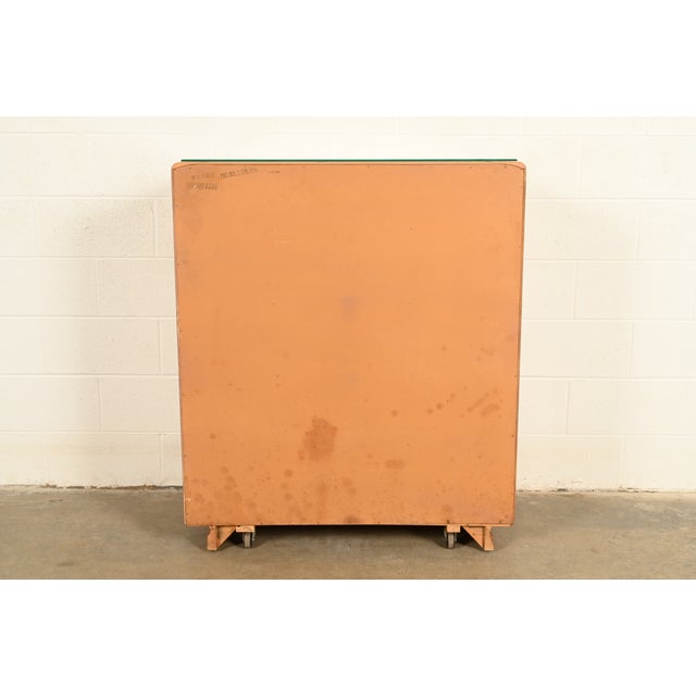 Heywood Wakefield Mid-Century Modern Solid Birch Five-Drawer Highboy Dresser, 1965 For Sale - Image 15 of 18