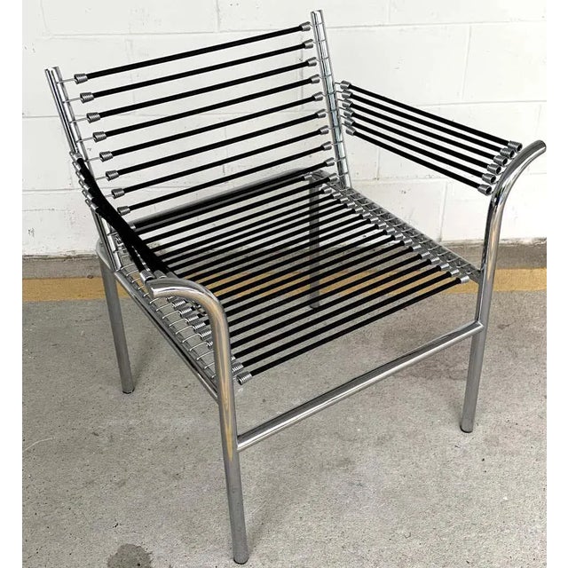 Late 20th Century Modern Bungee Armchair For Sale - Image 4 of 10