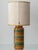 1970s Ochre and Green Ceramic Table Lamp from Bay Keramik, 1970s For Sale - Image 5 of 14