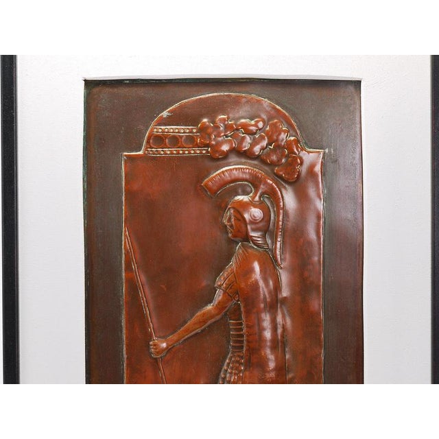 Copper Vienna Secession Art Nouveau Relief Panels by Georg Klimt, Vienna, 1900s, Set of 2 For Sale - Image 8 of 18