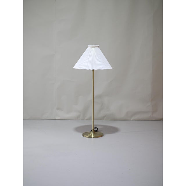 Mid-Century Modern Vinage Danish 339 Floor Lamp in Brass from Le Klint, 1940s For Sale - Image 3 of 13