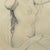Nude, 20th Century, Grease Pencil on Paper, Framed, in Very Good conditions. Designed 1920 to 1949
