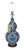 Chinoiserie Ralph Lauren Blue and White Table Lamps, 27" - A Pair For Sale - Image 3 of 9