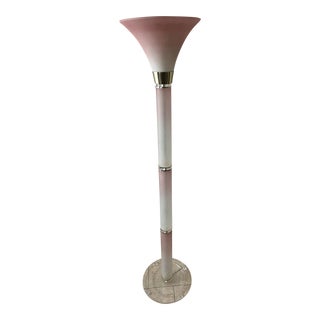 Postmodern Pink Tulip Floor Lamp For Sale