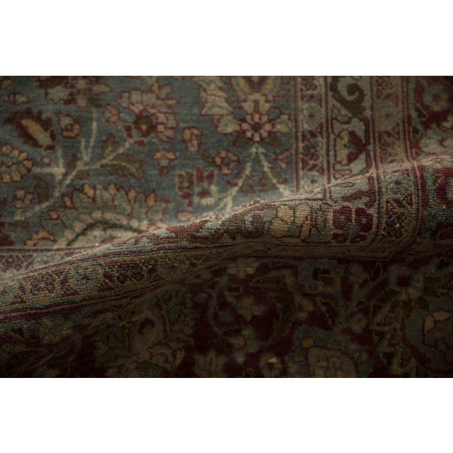 Traditional Vintage Distressed Tabriz Carpet - 10'10" X 14'2" For Sale - Image 3 of 15
