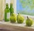 French Country Original Watercolor Painting on Paper of “Tiny Bottles and Pears” For Sale - Image 3 of 8