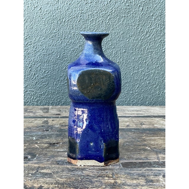 Vintage Original Studio Pottery Vase For Sale - Image 9 of 12