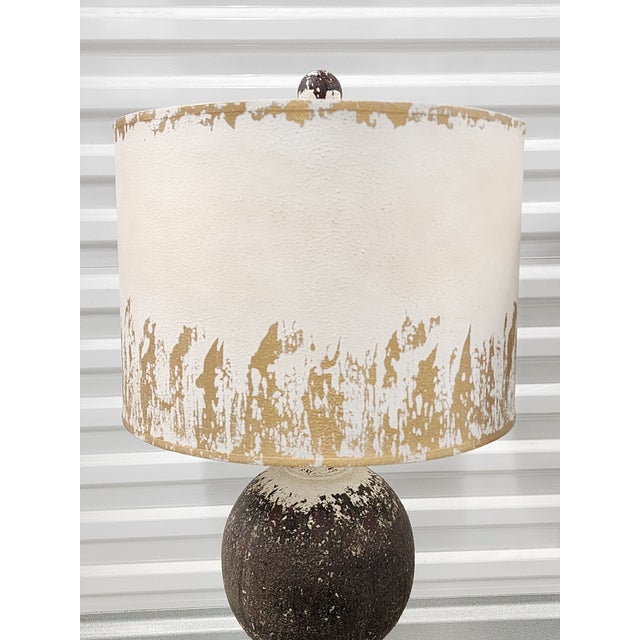 Farmhouse Style Baluster Form Lamps- A Pair For Sale - Image 10 of 12