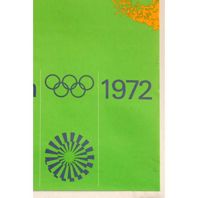 1972 Munich Olympics Poster - Volleyball For Sale - Image 4 of 5