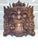 An extraordinary, gallery-grade mid-century Balinese ritual guardian wall mask depicting the protective forest deity Boma...
