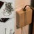 Vintage Mid-Century Brown Stitched Leather Working Northern Telecom Phone Wall or Desk, Circa 1970s For Sale - Image 9 of 12