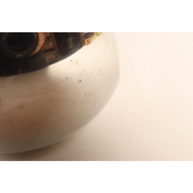 Swedish Art Deco Pewter and Brass Pear Vase by Björn Trägårdh for Svenskt Tenn For Sale - Image 12 of 14